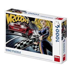 Dino (53272) - "Pop Art, Race" - 1000 pieces puzzle