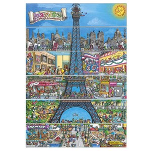 Dino (50237) - "Paris, France" - 500 pieces puzzle