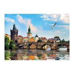 Dino (53273) - "Charles Bridge Prague" - 1000 pieces puzzle