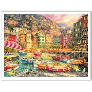 Pintoo (h2057) - Chuck Pinson: "Vibrance of Italy" - 1200 pieces puzzle