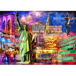 Bluebird Puzzle (70149) - "New York" - 3000 pieces puzzle