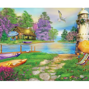 SunsOut (66510) - Caplyn Dor: "Seagull Bay" - 1000 pieces puzzle
