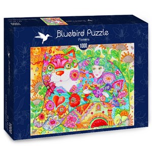 Bluebird Puzzle (70415) - Oxana Zaika: "Flowers" - 1000 pieces puzzle