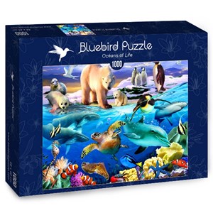 Bluebird Puzzle (70288) - Howard Robinson: "Oceans of Life" - 1000 pieces puzzle