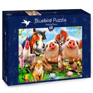 Bluebird Puzzle (70285) - Howard Robinson: "Petting Farm" - 500 pieces puzzle