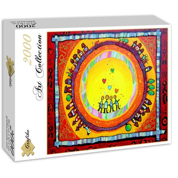 Grafika (00658) - Anne Poire, Patrick Guallino: "Portrait de Famille" - 2000 pieces puzzle