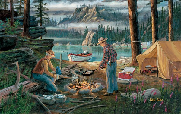SunsOut (39697) - Ken Zylla: "Alaska Adventure" - 550 pieces puzzle