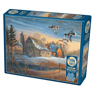 Cobble Hill (85048) - "Farmstead Flyby" - 500 pieces puzzle