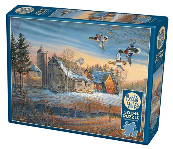 Cobble Hill (85048) - "Farmstead Flyby" - 500 pieces puzzle