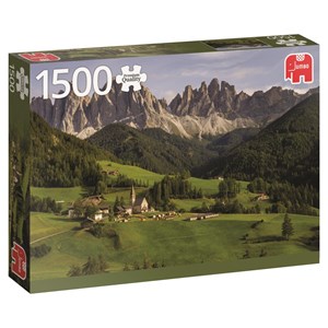 Jumbo (18580) - "Dolomites, Italy" - 1500 pieces puzzle