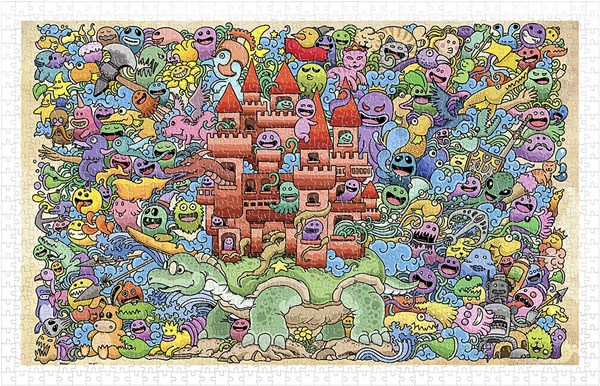 Pintoo (h1672) - "Mystical Castle" - 1000 pieces puzzle