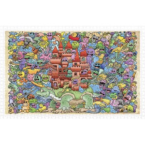 Pintoo (h1672) - "Mystical Castle" - 1000 pieces puzzle
