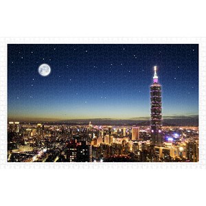 Pintoo (h1719) - "Taipei Skyline" - 1000 pieces puzzle