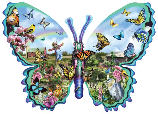 SunsOut (95056) - Lori Schory: "Butterfly Farm" - 1000 pieces puzzle