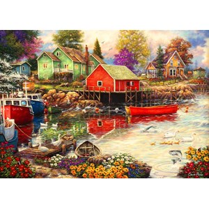 Grafika (t-00947) - Chuck Pinson: "Quiet Cove" - 1000 pieces puzzle