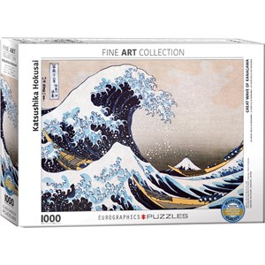 Eurographics (6000-1545) - Hokusai: "Great Wave of Kanagawa" - 1000 pieces puzzle