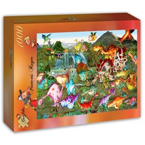 Grafika (t-00942) - François Ruyer: "Prehistory" - 1000 pieces puzzle