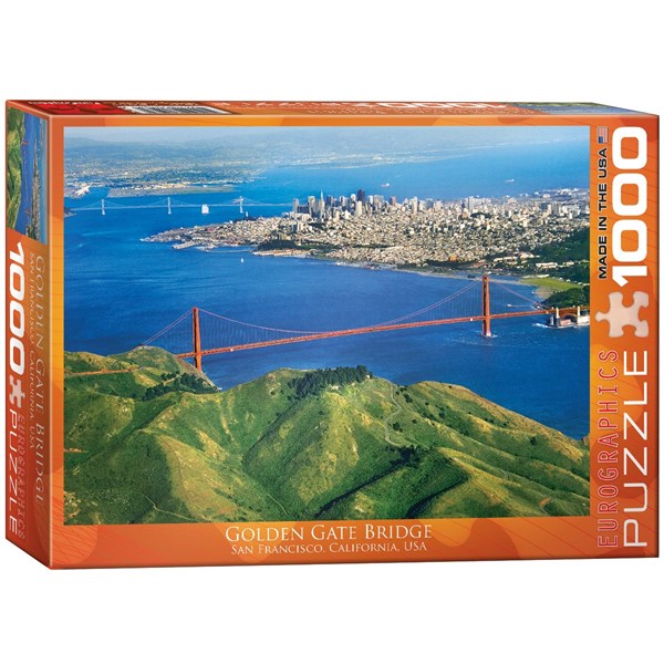 Eurographics (6000-0548) - "Golden Gate Bridge, CA" - 1000 pieces puzzle