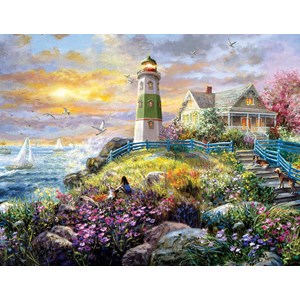 SunsOut (19309) - Nicky Boehme: "A Lighthouse Memory" - 1000 pieces puzzle