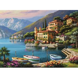 Ravensburger (14797) - "View on Villa Bella" - 500 pieces puzzle