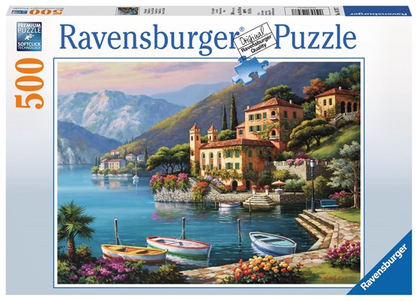 Ravensburger (14797) - "View on Villa Bella" - 500 pieces puzzle