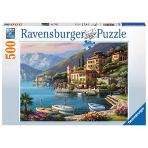Ravensburger (14797) - "View on Villa Bella" - 500 pieces puzzle