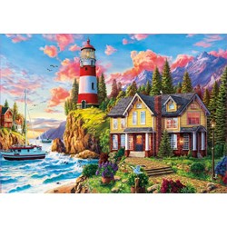 Educa (18507) - "Lighthouse Near The Ocean" - 3000 pieces puzzle