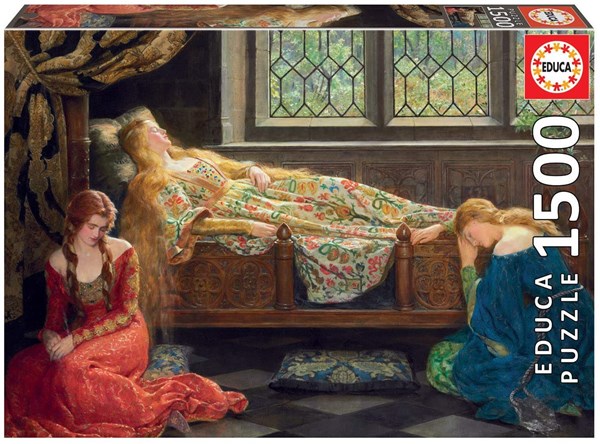 Educa (18464) - John Collier: "The Sleeping Beauty" - 1500 pieces puzzle