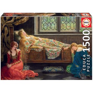 Educa (18464) - John Collier: "The Sleeping Beauty" - 1500 pieces puzzle