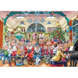 Jumbo (19183) - "Wasgij Christmas 16, Christmas Show!" - 1000 pieces puzzle
