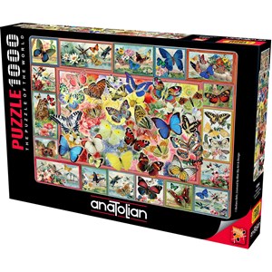 Anatolian (1094) - Barbara Behr: "Lots Of Butterflies" - 1000 pieces puzzle