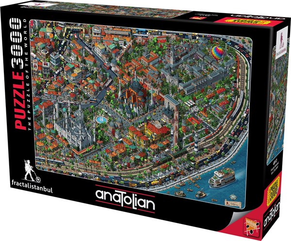 Anatolian (4913) - Tarik Tolunay: "Fractal Istanbul" - 3000 pieces puzzle