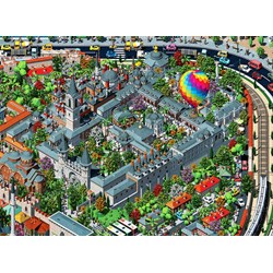 Anatolian (4913) - Tarik Tolunay: "Fractal Istanbul" - 3000 pieces puzzle