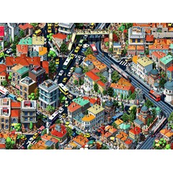 Anatolian (4913) - Tarik Tolunay: "Fractal Istanbul" - 3000 pieces puzzle