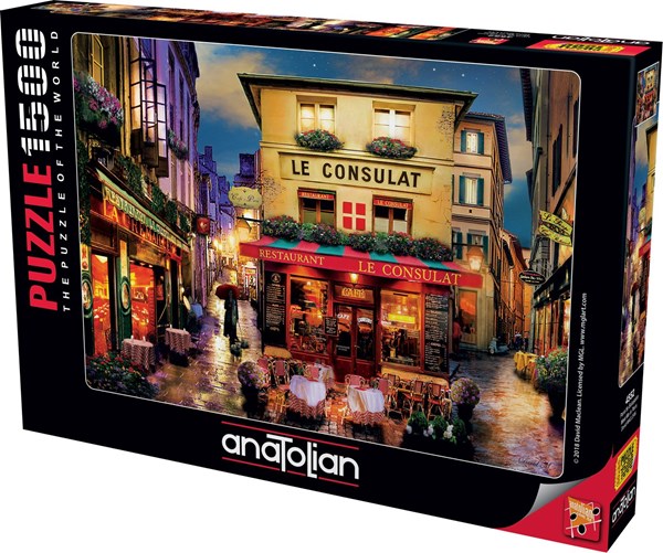 Anatolian (4552) - David McLean: "Meet Me in Paris" - 1500 pieces puzzle