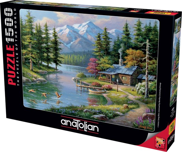 Anatolian (4554) - Sung Kim: "Resting Canoe" - 1500 pieces puzzle