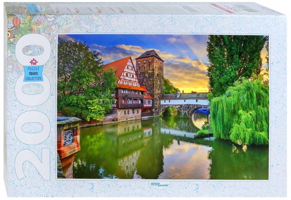 Step Puzzle (84039) - "Hangman's Bridge Nuremberg, Germany" - 2000 pieces puzzle