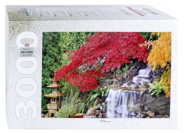 Step Puzzle (85019) - "Waterfall in the Japanese Garden" - 3000 pieces puzzle