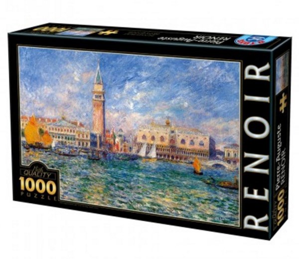 D-Toys (74911) - Pierre-Auguste Renoir: "The Doge's Palace, Venice" - 1000 pieces puzzle