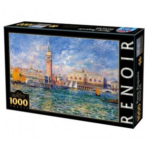 D-Toys (74911) - Pierre-Auguste Renoir: "The Doge's Palace, Venice" - 1000 pieces puzzle