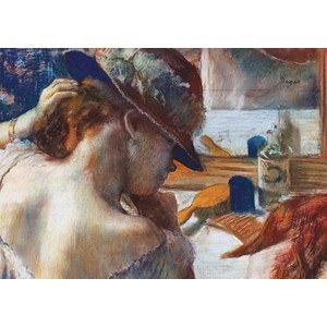 D-Toys (73938) - Edgar Degas: "In Front of the Mirror" - 500 pieces puzzle