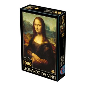 D-Toys (72689) - Leonardo Da Vinci: "Mona Lisa" - 1000 pieces puzzle