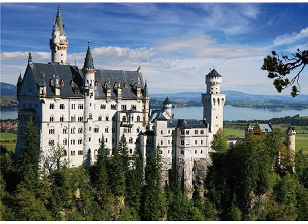 D-Toys (75307) - "Neuschwanstein Castle" - 500 pieces puzzle