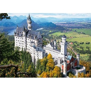 D-Toys (70654) - "Neuschwanstein Castle, Germany" - 1000 pieces puzzle
