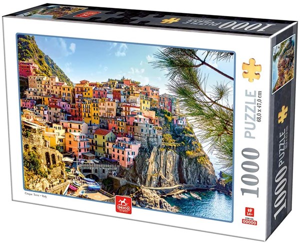 Deico (76809) - "Cinque Terre, Italy" - 1000 pieces puzzle