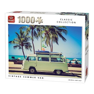 King International (05719) - "Vintage Summer Van" - 1000 pieces puzzle
