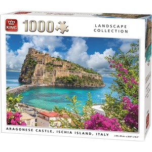 King International (55948) - "Argonese Castle, Ischia Island, Italy" - 1000 pieces puzzle