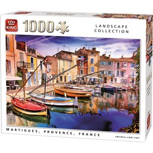 King International (55949) - "Martigues, Provence, France" - 1000 pieces puzzle