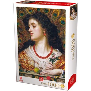Deico (76724) - Frederick Sandys: "Vivien" - 1000 pieces puzzle
