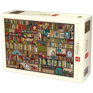Deico (76434) - "Bookshelf" - 1000 pieces puzzle